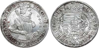 Лот №234,  Священная Римская империя. Австрия. Тироль. Эрцгерцог Леопольд V Габсбург. Талер 1632 года.