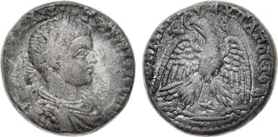 Лот №26,  Римская империя. Селевкия Пиерия. Император Элагабал. Тетрадрахма 218-222 гг.