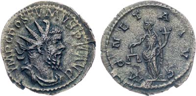 Лот №27,  Римская империя. Постум. Антониниан 262 г..