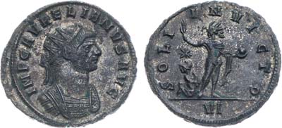 Лот №28,  Римская империя. Император Аврелиан. Антониниан 274-275 гг.