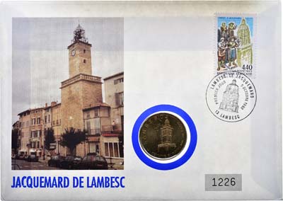 Лот №296,  Франция. Конверт первого дня гашения. Ламбеск Экю 1993 года (4-10 октября 1993 г).