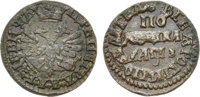 Лот №325, Полушка 1707 года.