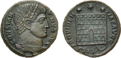 Лот №33,  Римская империя. Император Константин I Август. Центенионалий 324-325 гг..