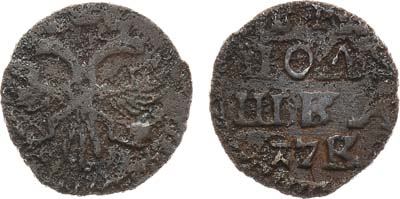 Лот №355, Полушка 1720 года. Дата 