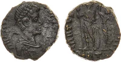 Лот №39,  Римская империя. Император Гонорий. Центенионалий 395-402 гг.