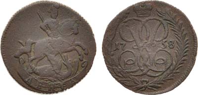 Лот №468, Денга 1758 года.