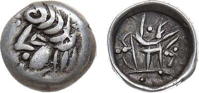 Лот №48,  Самаркандский Согд. Обол. IV-V вв.