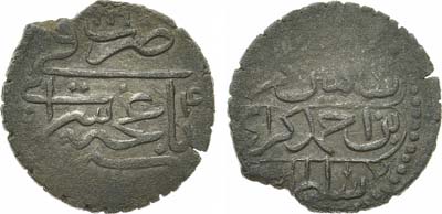 Лот №549, Кара-онлык (2 акче) 1777 года. Крымское ханство. Хан Шахин-Гирей. Кара-онлык (2 акче) 1777 (4-й год правления).