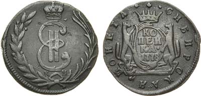 Лот №559, 1 копейка 1778 года. КМ. Сибирская.