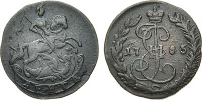 Лот №581, Денга 1785 года. КМ.