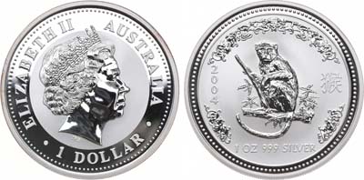 Лот №65,  Австралия. 1 доллар 2004 года. Серия 