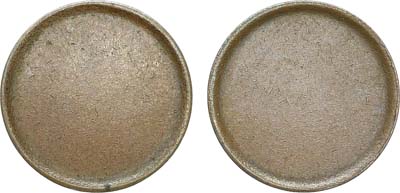 Лот №986, Заготовка для монеты 1 пенни для Финляндии.