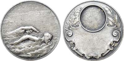 Лот №98,  Великобритания. Медаль 1920-1950 гг. Приз победителю в плавании.