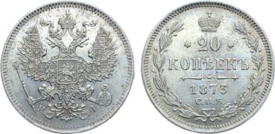 Лот №817, Коллекция. 20 копеек 1873 года. СПБ-HI.