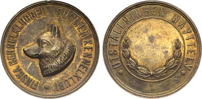 Лот №1048, Медаль Финский кинологический клуб.