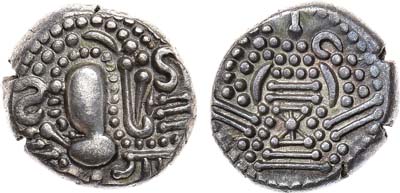 Лот №109,  Индия. Гуджарат. 1 гадхайя пайса 800-1300 гг.