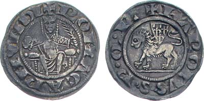 Лот №115,  Италия. Папское государство. Карл I Анжуйский как сенатор Рима. Гроссо 1268-1278 гг.