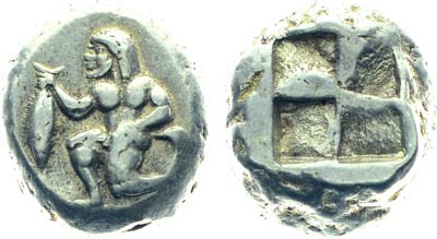 Лот №11,  Древняя Греция. Миссия. г. Кизик. Статер 500-475 гг. до н.э.