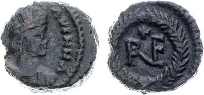 Лот №134,  Остготское королевство. Король Теодорих Великий. AE 16 493-526 гг.