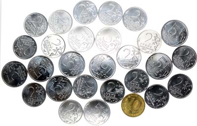 Лот №1501, Набор 2012 года. из 28 монет (17 монет по 2 рубля) (10 монет по 5 рублей) + 10 рублей 2012 года. Серия 200 лет победы в Отечественной войне 1812 года.