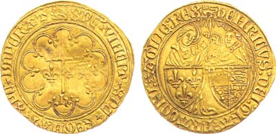 Лот №163,  Франция. Королевство. Генрих VI Английский. Салютдор 1423-1449 гг.