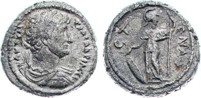 Лот №17,  Египет. Александрия. Император Адриан. Тетрадрахма 124-125 гг.