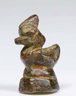 Лот №181,  Бирма. Королевство. 1 тикаль XIX-XX вв. Опиумные деньги-гирьки. Птица Каравей..