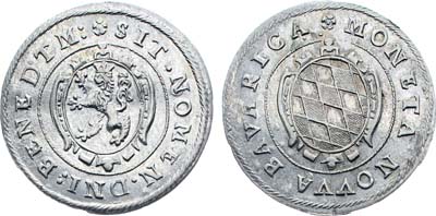 Лот №204,  Германия. Герцогство Бавария. Герцог Максимилиан I. 24 крейцера ND (1620) года.