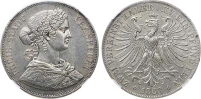 Лот №207,  Германия. Вольный город Франкфурт. 2 