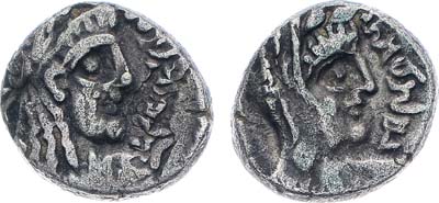 Лот №20,  Набатейское царство. Царь Раббэль II Сотер. Драхма 70-106 гг.