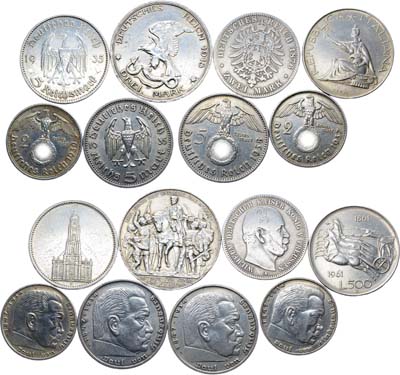 Лот №243,  Сборный лот из 8 монет.