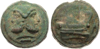 Лот №25,  Римская республика. Анонимный выпуск. Асс 225-217 гг. до н.э.