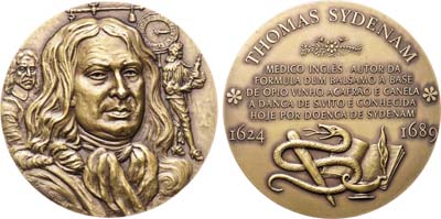Лот №290,  Португалия. Медаль. Томас Сиденхэм.