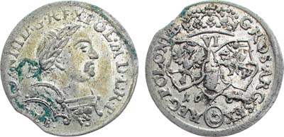 Лот №309,  Речь Посполитая. Король польский и великий князь литовский Ян III Собески. 6 грошей (шестак) 1683 года.