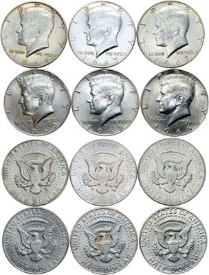 Лот №347,  США. Сборный лот из 6 монет.