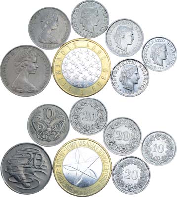 Лот №444,  Сборный лот из 7 монет.