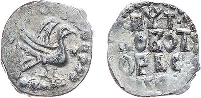 Лот №481,  Новый Торг (Торжок). Полуденга 1430-х гг.