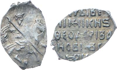 Лот №488,  Объединённая Северо-Восточная Русь. Царь Федор Иванович (Блаженный). 1 копейка 1584-1598 гг.