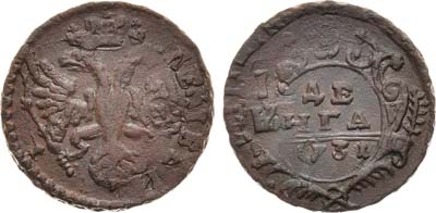 Лот №542, Денга 1731 года.
