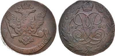 Лот №594, 5 копеек 1760 года.