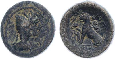 Лот №5,  Галатия. AE24 I в. до н.э.