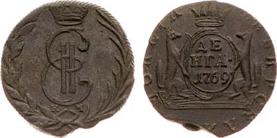 Лот №624, Денга 1769 года. КМ. Сибирская.