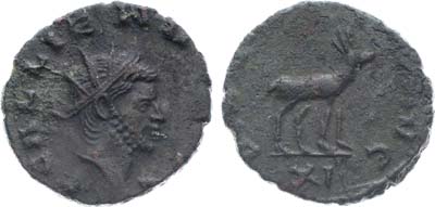 Лот №64,  Римская империя. Император Галлиен. Антониниан 267-268 гг.