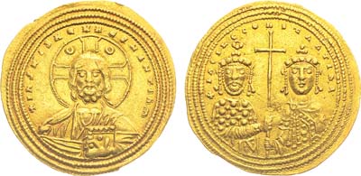 Лот №73,  Византийская империя. Император Василий II Болгаробойца. Гистаменон 1005-1025 гг.