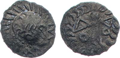 Лот №78,  Сарматы. Тамань. Денарий 240-350 гг. Подражание римским денариям.