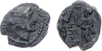 Лот №79,  Самария. Царь Иеровоам I. Обол 375-333 гг. до н.э.