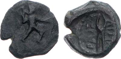 Лот №86,  Сицилия. Остров Липари. AE15 после 89 года до н.э.