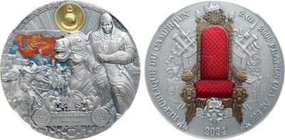 Лот №144,  Камерун. 2000 франков 2024 года. Монгольская империя. В слабе ННР MS 70.