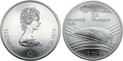 Лот №150,  Канада. 10 долларов 1976 года. Серия 