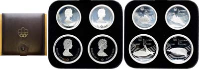 Лот №152,  Канада. Набор 1976 года из 4 монет серии 